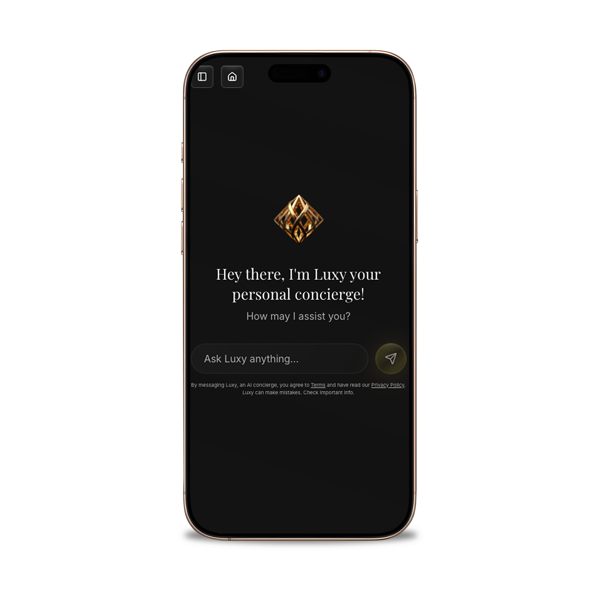 LUXE AI app preview 1