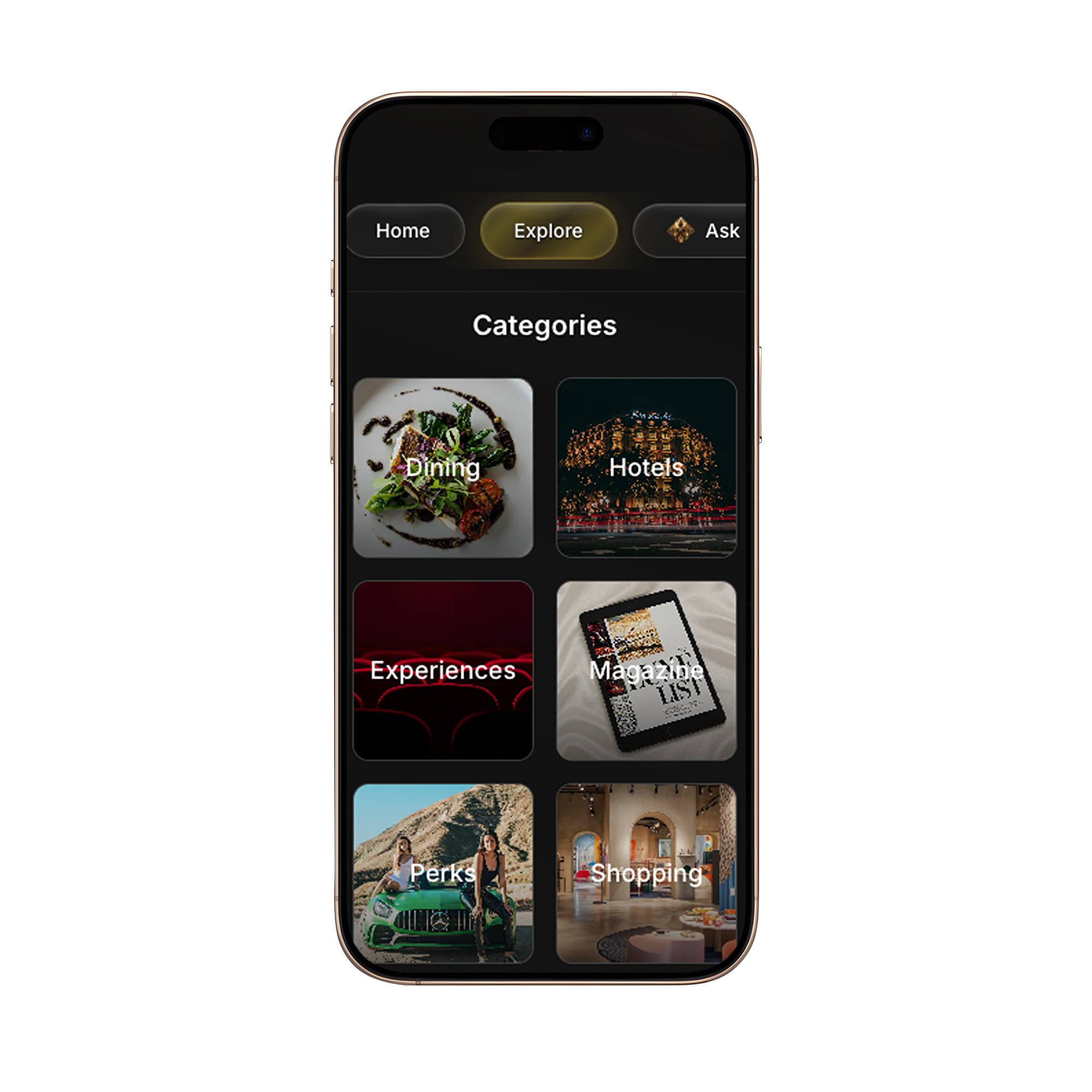 LUXE AI app preview 2