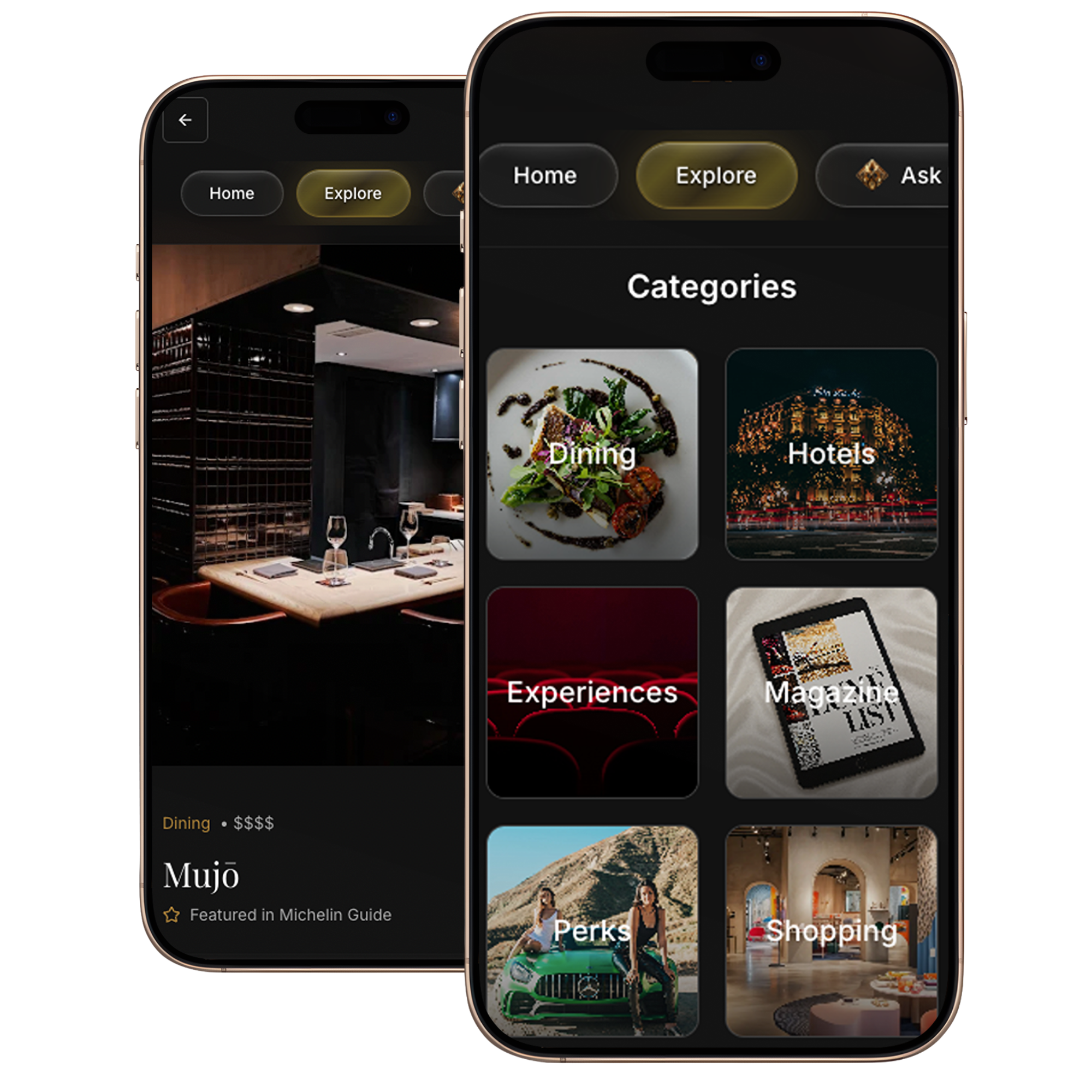 LUXE AI curated results